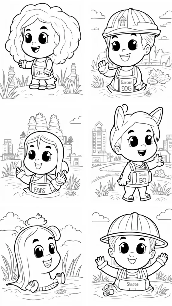 printable blippi coloring pages